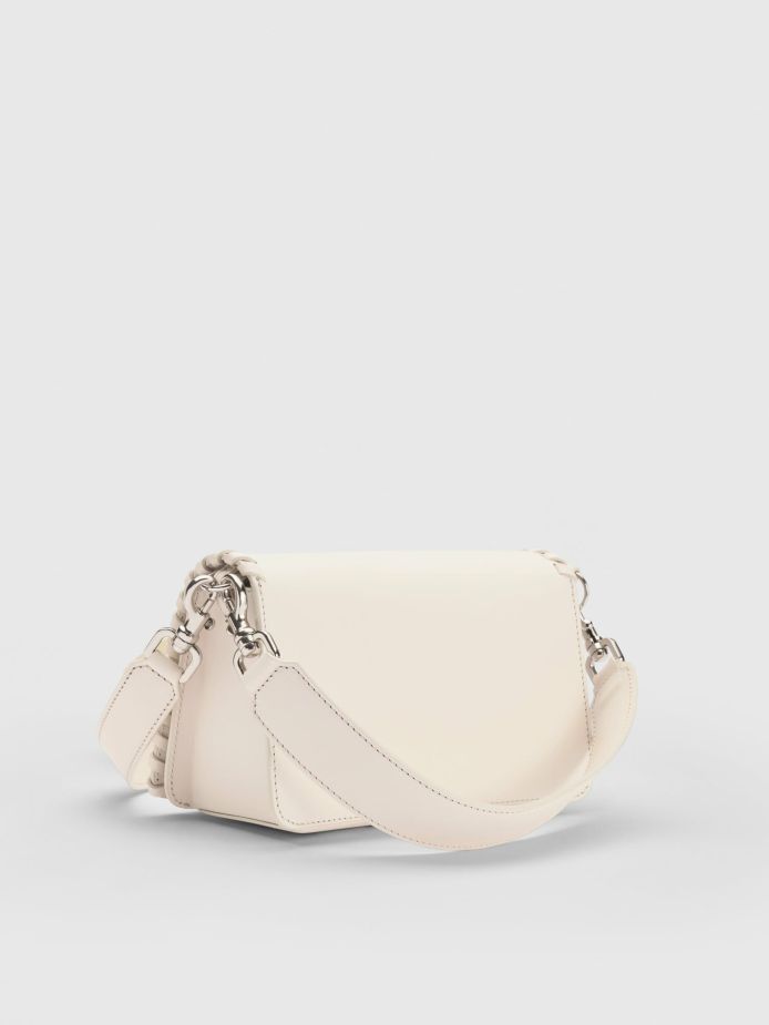 Bags ATP Atelier Assisi Stitch Leather Shoulder Bag Linen ⋆ Exquistotebag